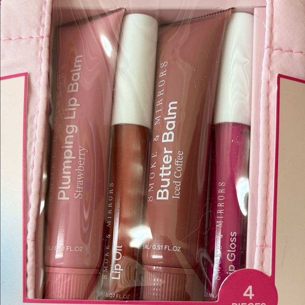 Smoke & Mirrors 4-Piece Lip Collection with Pouch - Picture 3 of 5